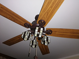 Люстра-вентилятор Santorini от Faro Barcelona в московской квартире