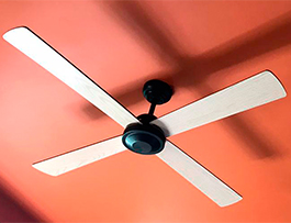 Потолочный вентилятор Ibiza Marron Oxido в московской квартире