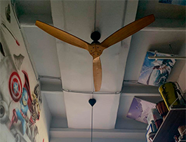 Потолочный вентилятор ALO в московском офисе