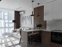 Маленькая современная квартира