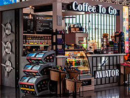 Потолочный вентилятор Faro Barcelona в Coffee to go «Авиатор»