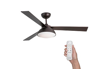 Люстра-вентилятор Rodas Led Brown DC 33523