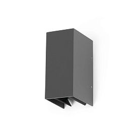 Уличный настенный светильник Blind dark grey 70634