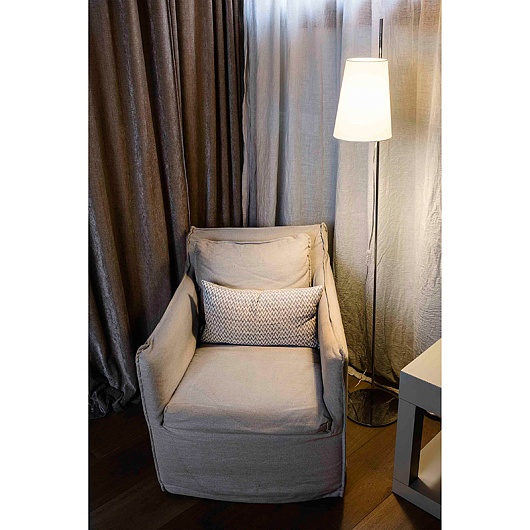Торшер Lupe chrome+beige 29998