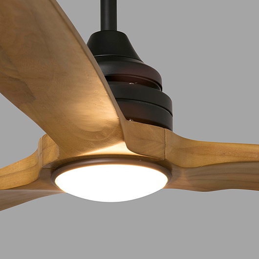 Люстра-вентилятор Alo Led Black Pine 33719