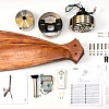 Потолочный вентилятор Lantau Nickel Wood 33370