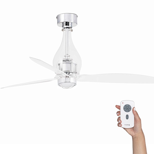 Люстра-вентилятор Mini Eterfan Led Transporent DC 33382-9