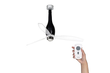 Люстра-вентилятор Eterfan Led Black Shiny Trans DC 32002-10