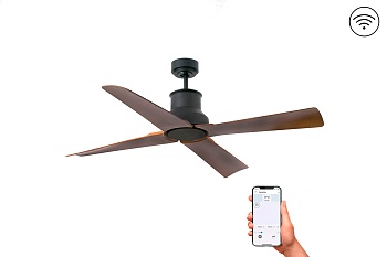 Потолочный вентилятор Winche Black Wood DC Smart 33481WP