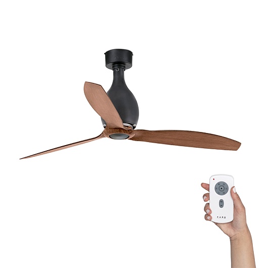 Потолочный вентилятор Mini Eterfan Black Matt Wood DC 32028