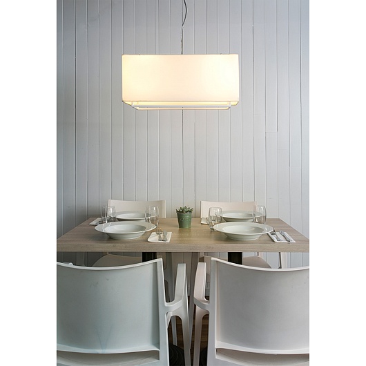Подвесной светильник Faro Vesper white+beige 29986