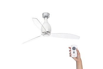 Потолочный вентилятор Mini Eterfan White Shiny Trans DC 32020