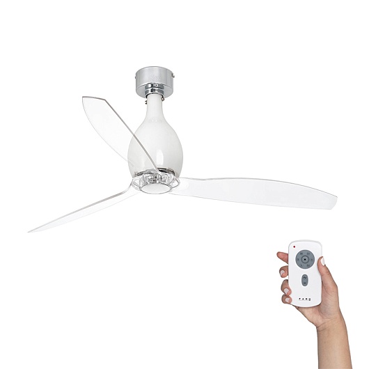 Потолочный вентилятор Mini Eterfan White Shiny Trans DC 32020
