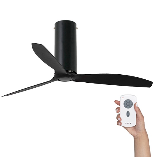 Потолочный вентилятор Tube Fan Black Matt Trans DC 32060