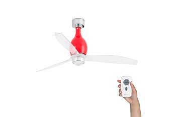 Люстра-вентилятор Mini Eterfan Led Red Shiny Trans DC 32029-9