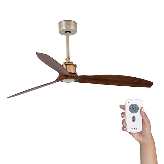 Потолочный вентилятор Just Fan Old Gold Wood DC 33398