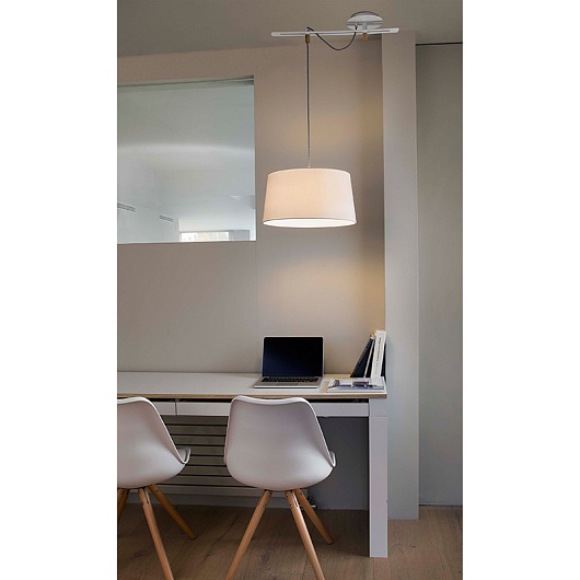 Подвесной светильник Faro Fusta white+wood 28394