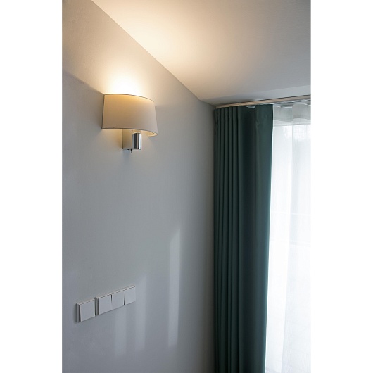 Светильник настенный Hotel chrome+white 29940