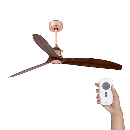 Потолочный вентилятор Just Fan Copper Wood DC 33399