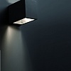 Уличный настенный светильник Lacre dark grey 70802