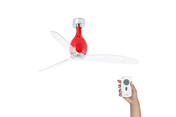 Потолочный вентилятор Mini Eterfan Red Shiny Trans DC 32029