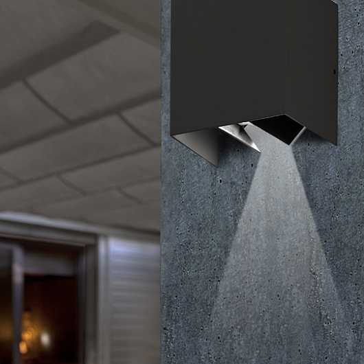 Уличный настенный светильник Olan dark grey 70637