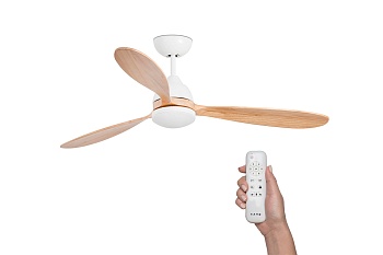 Люстра-вентилятор Poros Led White Pine DC 33524