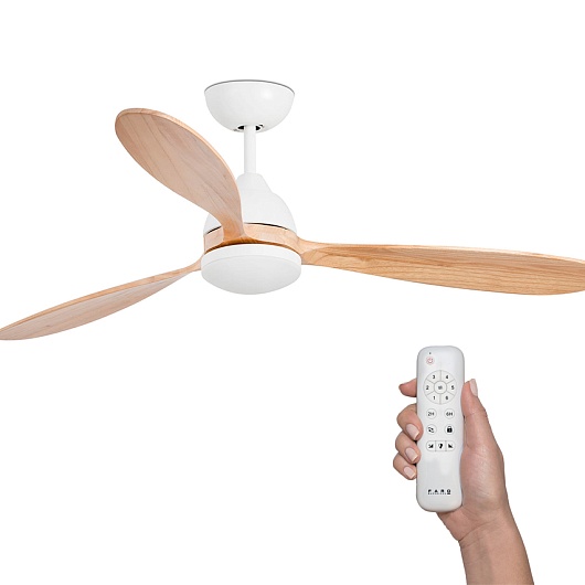 Люстра-вентилятор Poros Led White Pine DC 33524
