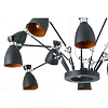 Подвесной светильник Faro Retro black+copper 20048