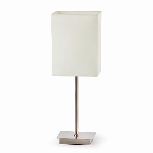 Лампа настольная Thana nickel+white 68530