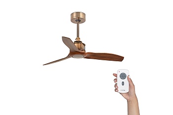 Потолочный вентилятор Mini Just Fan Old Gold Wood DC 33428