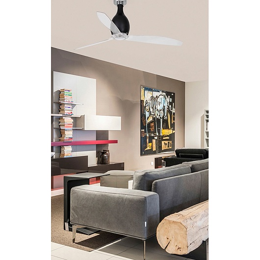 Потолочный вентилятор Mini Eterfan Black Matt Trans DC 32027