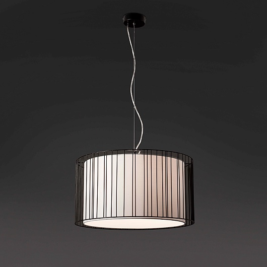 Подвесной светильник Faro Linda black+white 29313