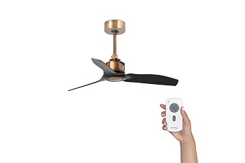 Потолочный вентилятор Mini Just Fan Old Gold Black DC 33429