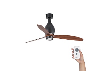 Люстра-вентилятор Mini Eterfan Led Black Matt Wood DC 32028-10