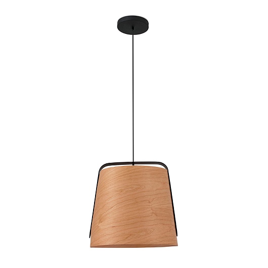 Подвесной светильник Faro Stood black+wood 29848