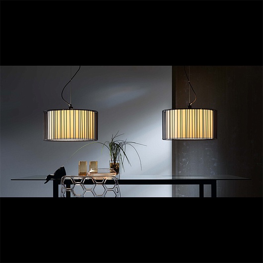 Подвесной светильник Faro Linda black+white 29313