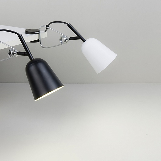 Лампа настольная Studio black+creme 51133