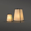 Лампа настольная Akane black+beige 28371