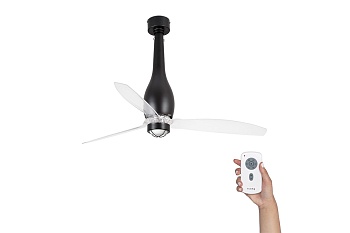 Люстра-вентилятор Eterfan Led Black Matt Trans DC 32003-10