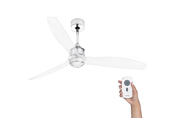 Люстра-вентилятор Just Fan Led Chrome Trans DC 33394-9