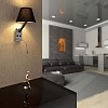 Светильник настенный Moma chrome+black 68507