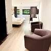 Торшер Moma chrome+black 68503