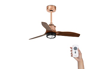 Люстра-вентилятор Mini Just Fan Led Copper Black DC 33423-10