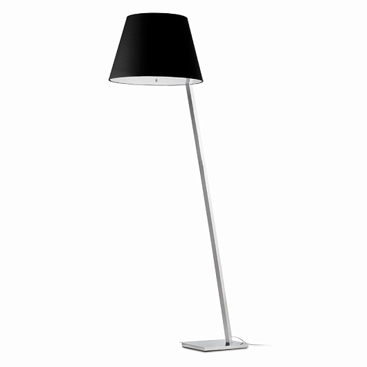 Торшер Moma chrome+black 68503