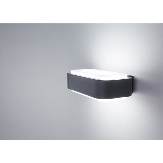 Уличный настенный светильник Sticker dark grey 75540