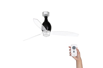 Люстра-вентилятор Mini Eterfan Led Black Matt Trans DC 32027-10