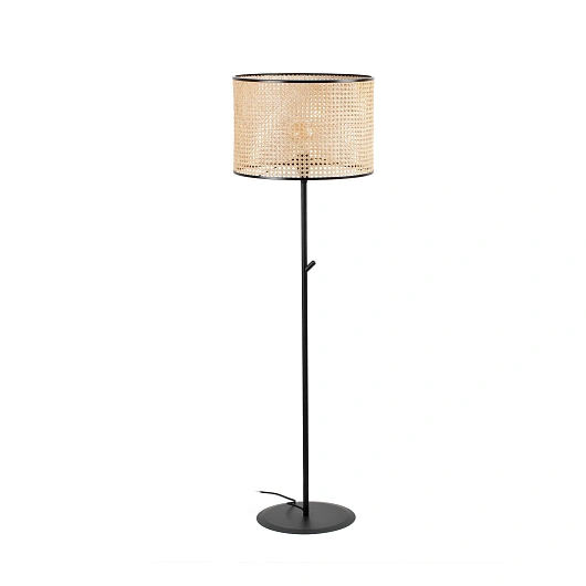 Торшер Mambo black+rattan 64313-49