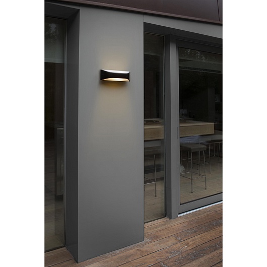 Уличный настенный светильник View dark grey 71519