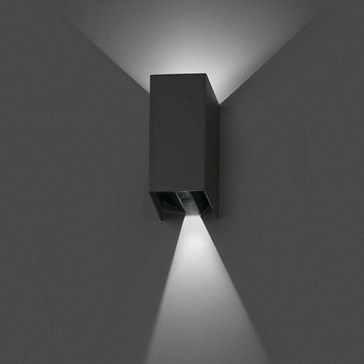 Уличный настенный светильник Blind dark grey 70634
